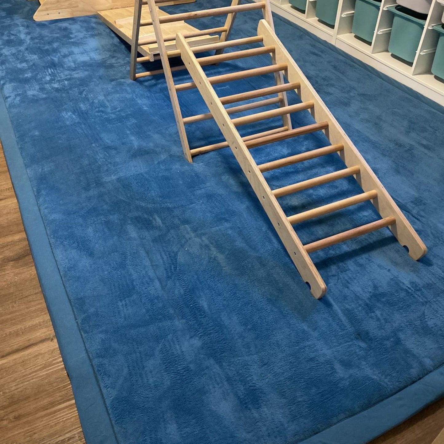 Snuggly Soft Touch Play Mat - Deep Blue