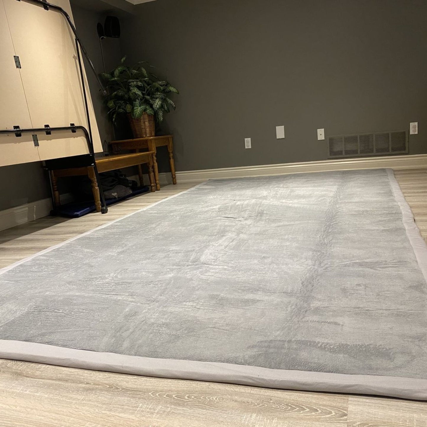 Snuggly Soft Touch Play Mat - Light Grey