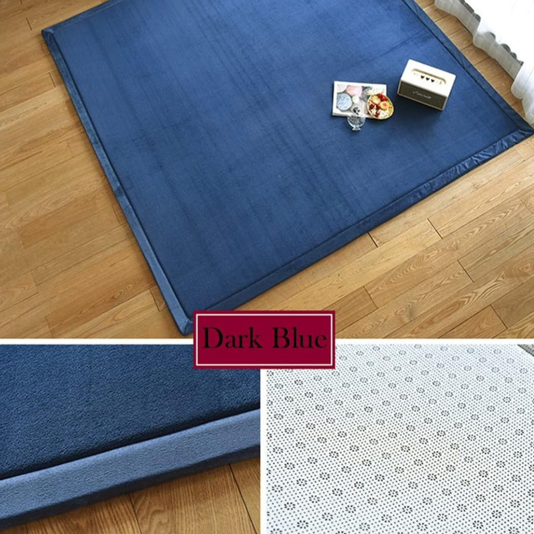 Snuggly Soft Touch Play Mat - Deep Blue