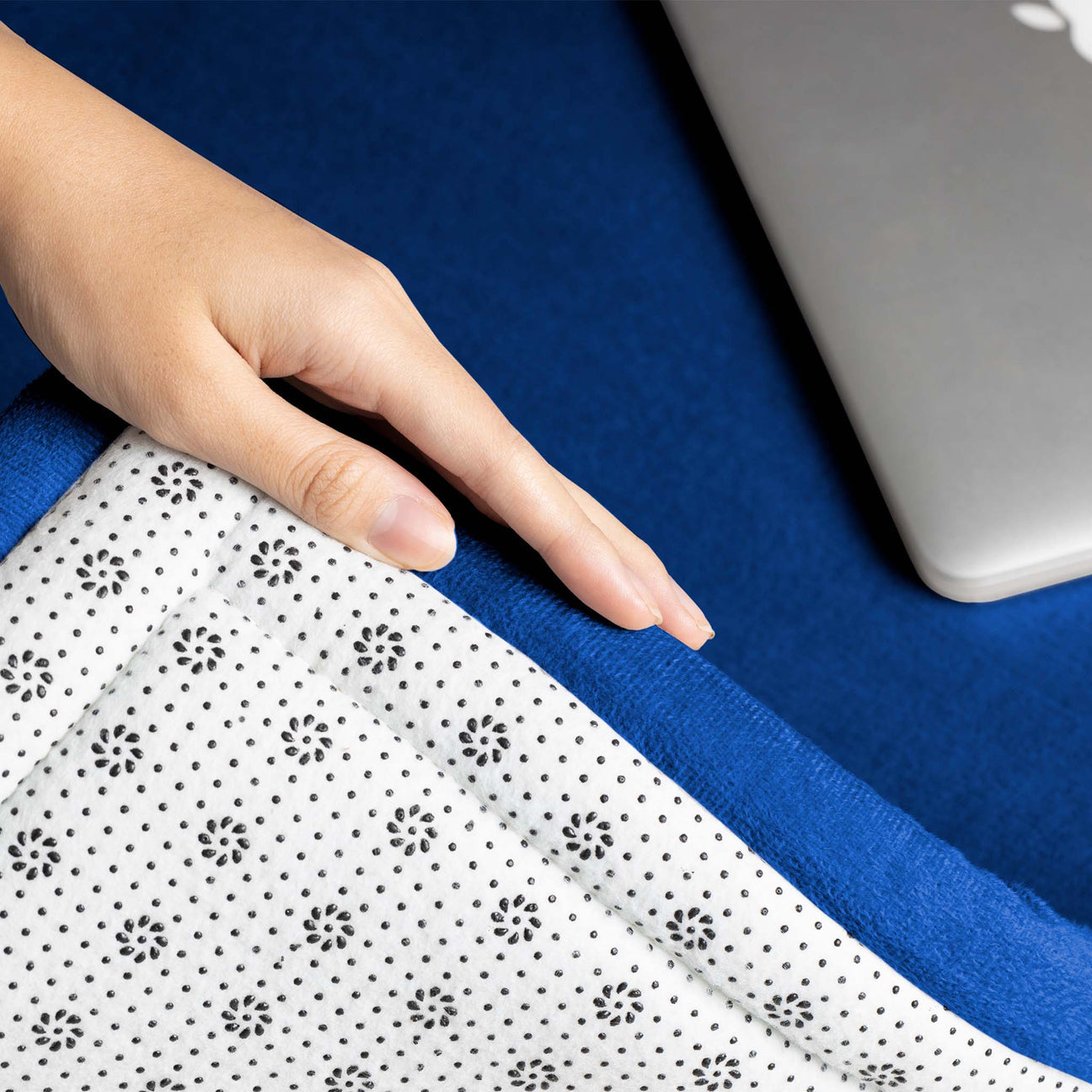 Snuggly Soft Touch Play Mat - Deep Blue