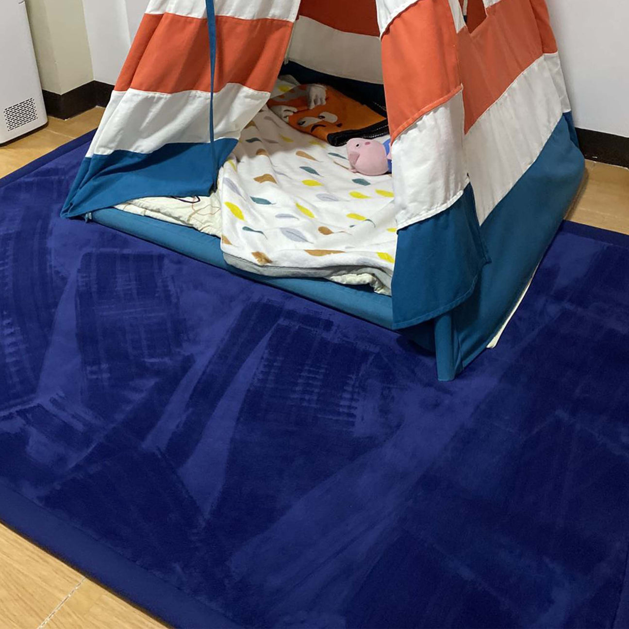 Snuggly Soft Touch Play Mat - Deep Blue