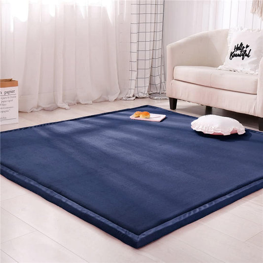 Snuggly Soft Touch Play Mat - Deep Blue