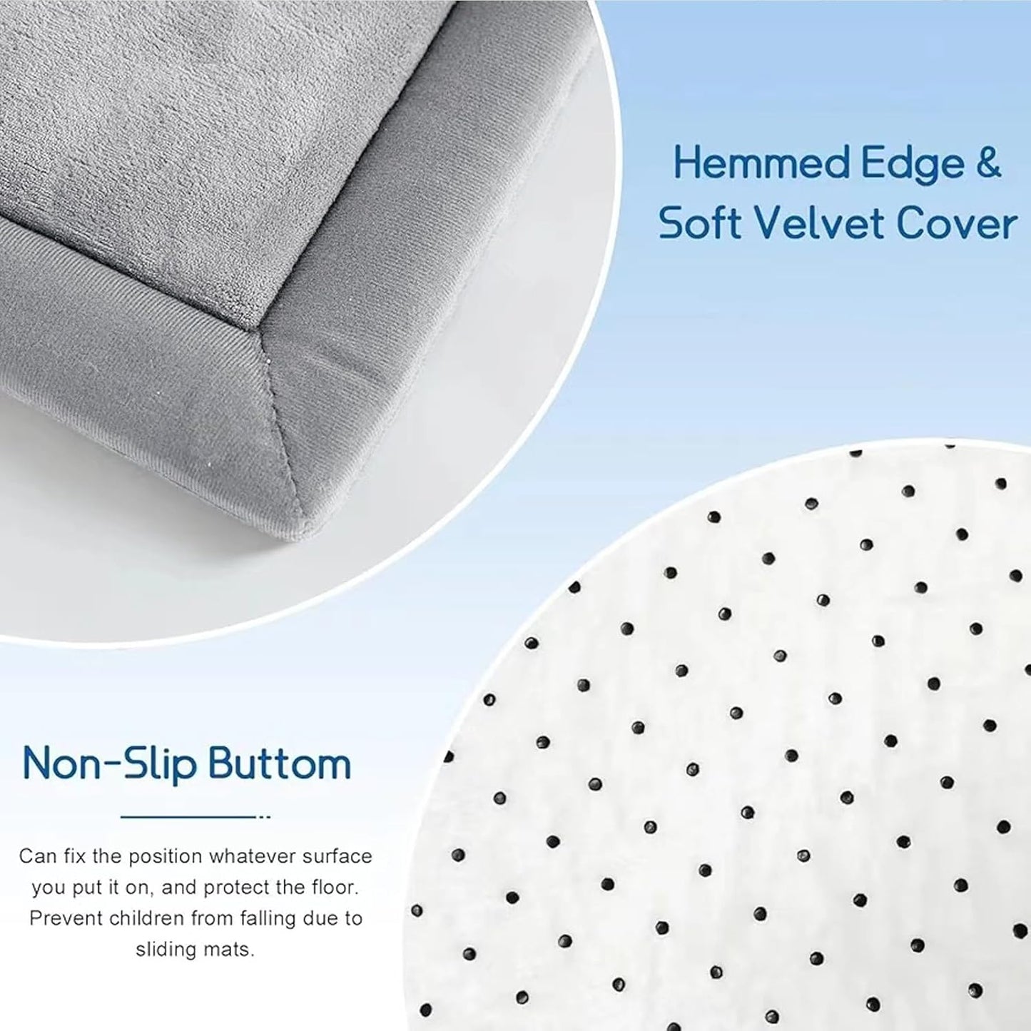 Snuggly Soft Touch Play Mat - Dark grey