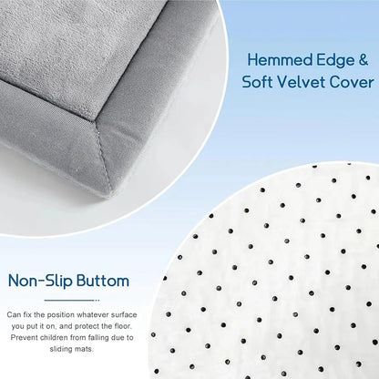 Snuggly Soft Touch Play Mat - Dark grey