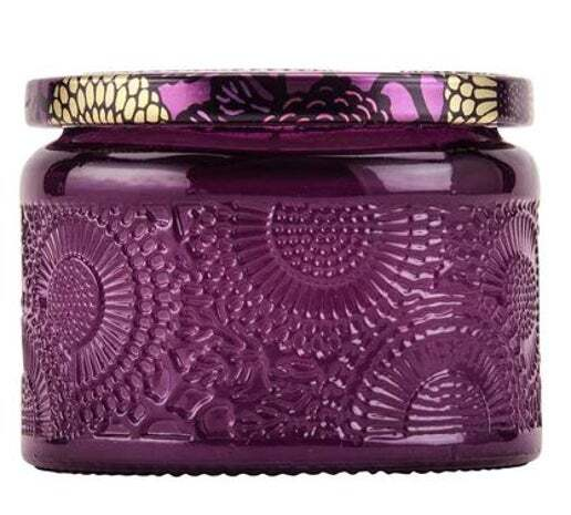 Voluspa Embossed Jar Candle - Petite