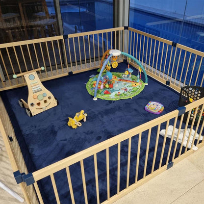 Snuggly Soft Touch Play Mat - Deep Blue