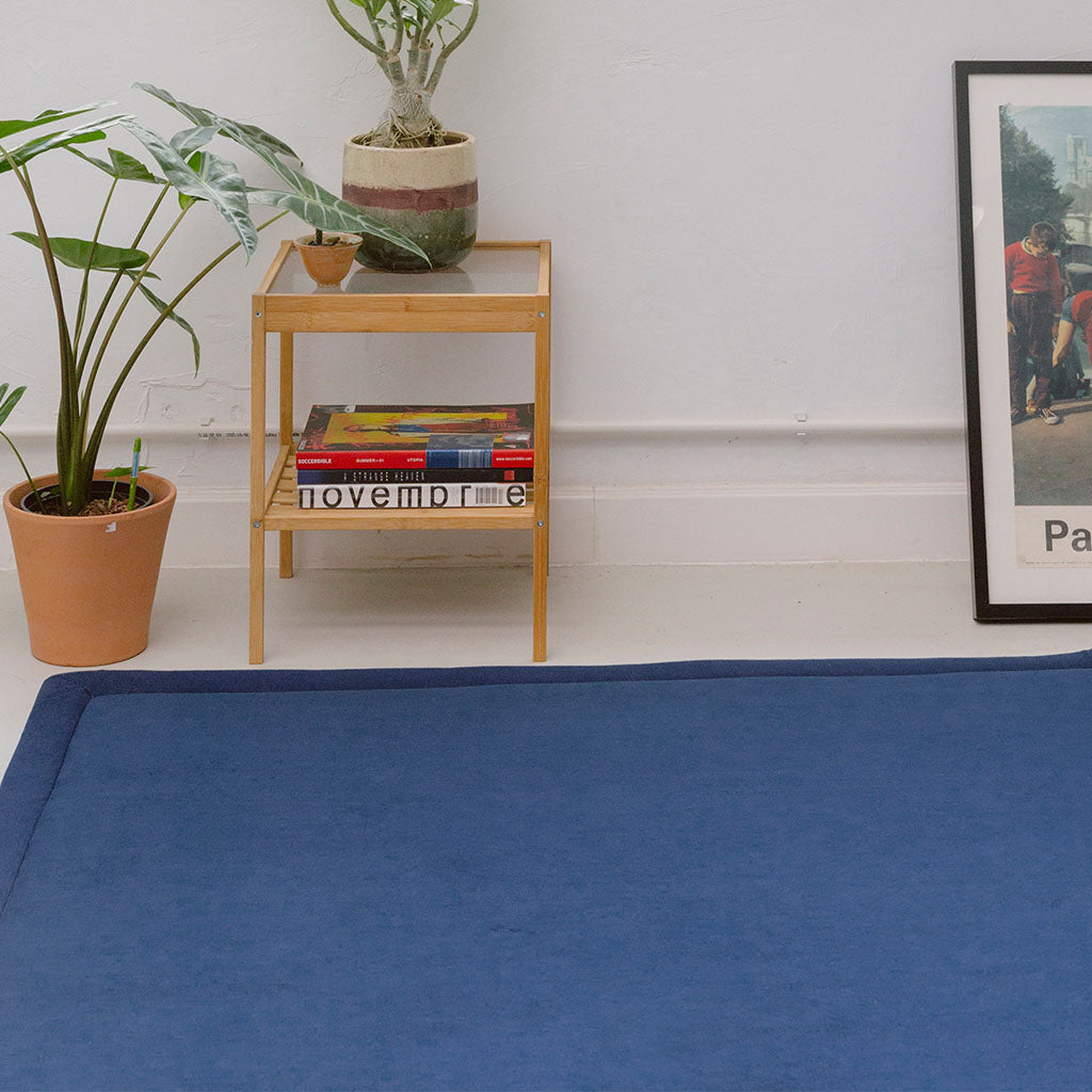 Snuggly Soft Touch Play Mat - Deep Blue