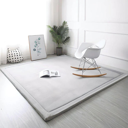 Snuggly Soft Touch Play Mat - Light Grey